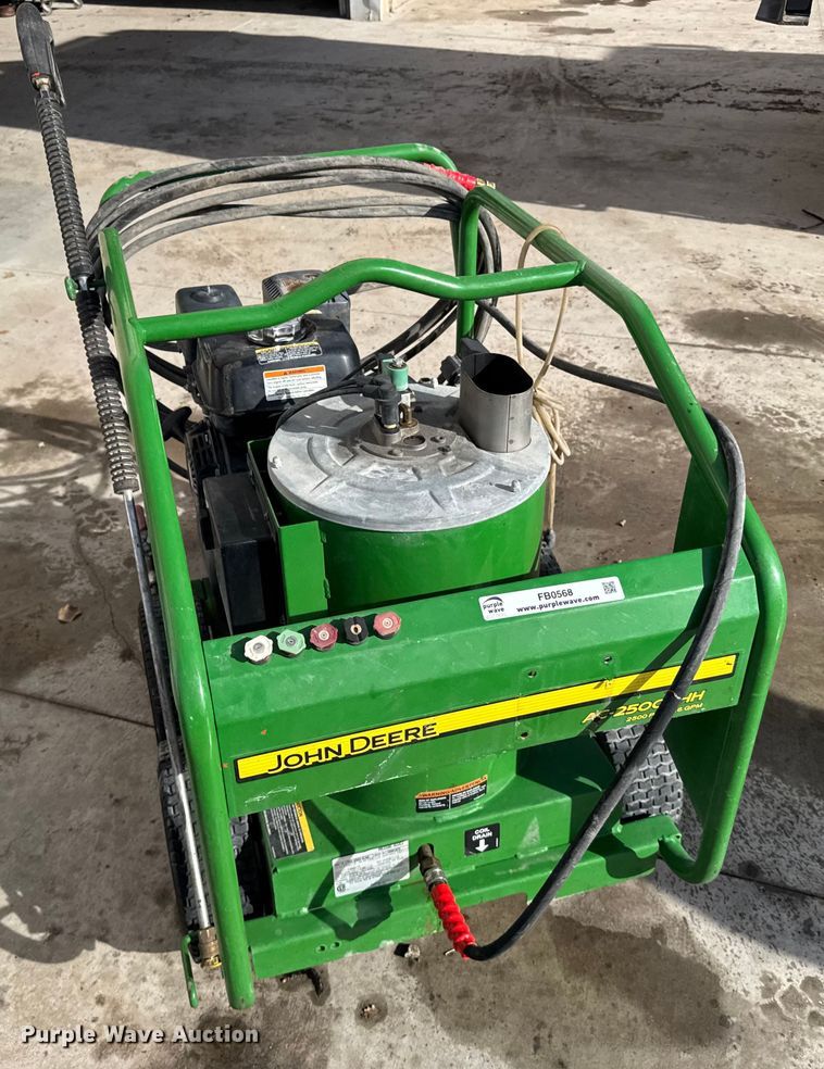 image for item FB0568 John Deere AC-2500GHH hot pressure washer