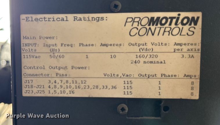 image for item FB0665 Koike aronson PLP-EX-200 plasma cutting table