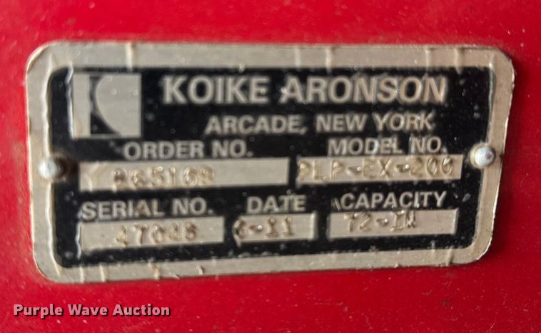 image for item FB0665 Koike aronson PLP-EX-200 plasma cutting table