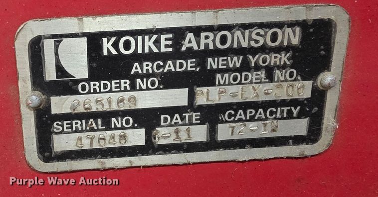 image for item FB0665 Koike aronson PLP-EX-200 plasma cutting table
