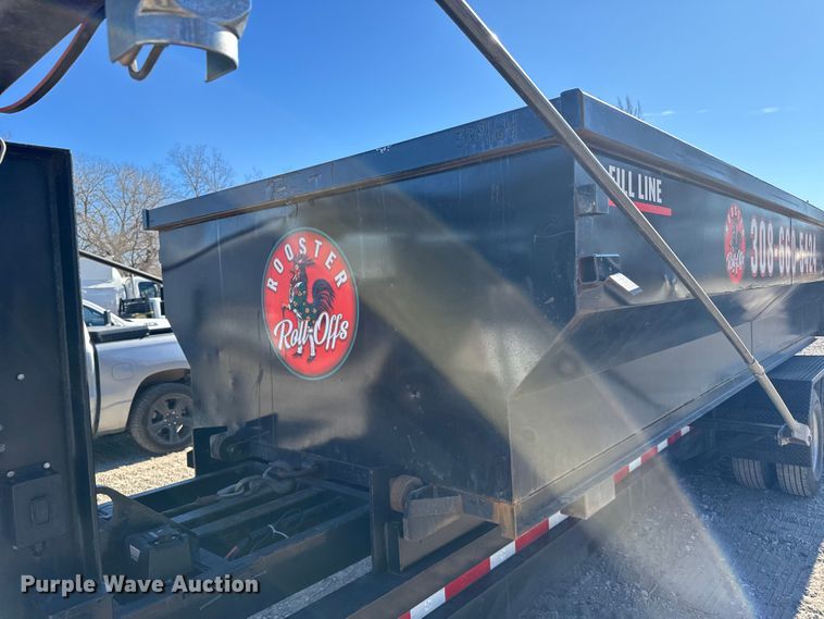 image for item FB0727 2023 Texas Pride roll off dumpster trailer  