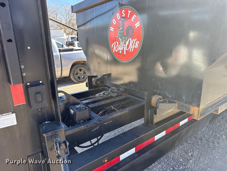 image for item FB0727 2023 Texas Pride roll off dumpster trailer  