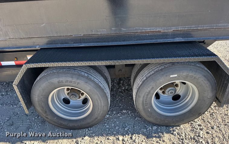 image for item FB0727 2023 Texas Pride roll off dumpster trailer  