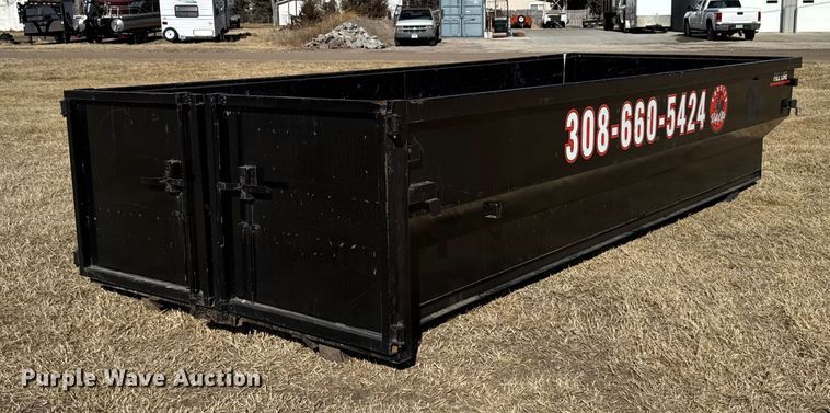 image for item FB0727 2023 Texas Pride roll off dumpster trailer  