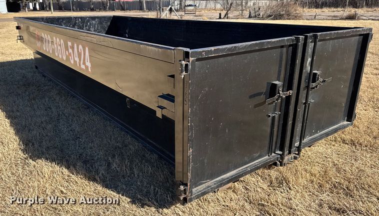 image for item FB0727 2023 Texas Pride roll off dumpster trailer  