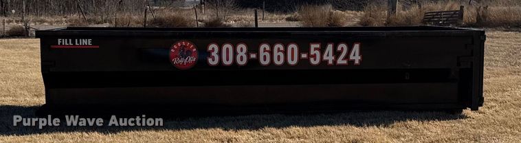 image for item FB0727 2023 Texas Pride roll off dumpster trailer  