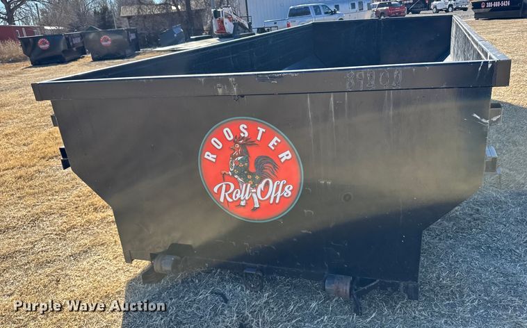 image for item FB0727 2023 Texas Pride roll off dumpster trailer  