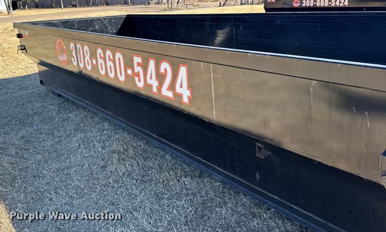 image for item FB0727 2023 Texas Pride roll off dumpster trailer  