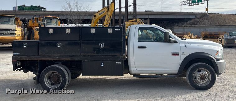 image for item FB3486 2012 Dodge Ram 5500 flatbed truck