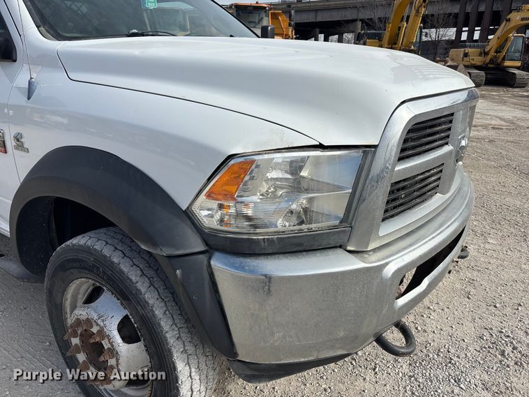 image for item FB3486 2012 Dodge Ram 5500 flatbed truck
