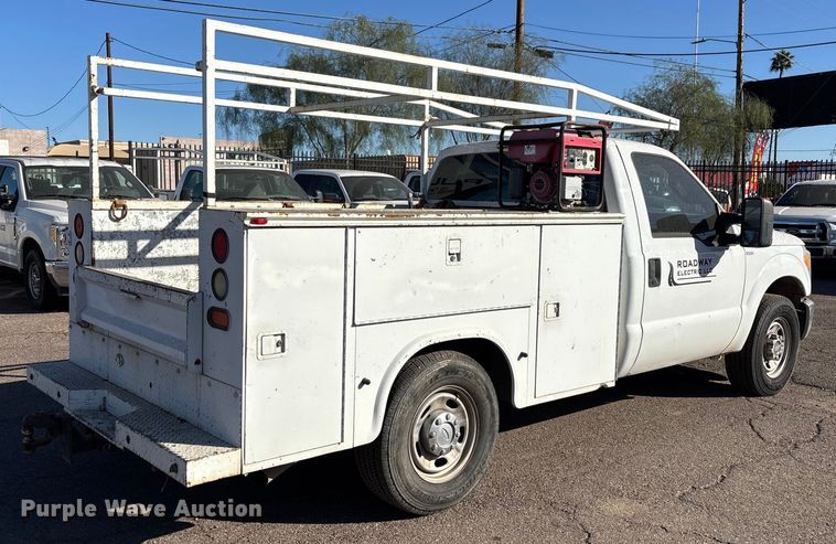 image for item FB5478 2012 Ford F250 Super Duty utility bed pickup truck