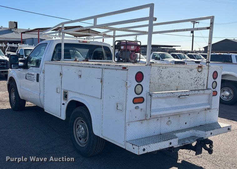 image for item FB5478 2012 Ford F250 Super Duty utility bed pickup truck