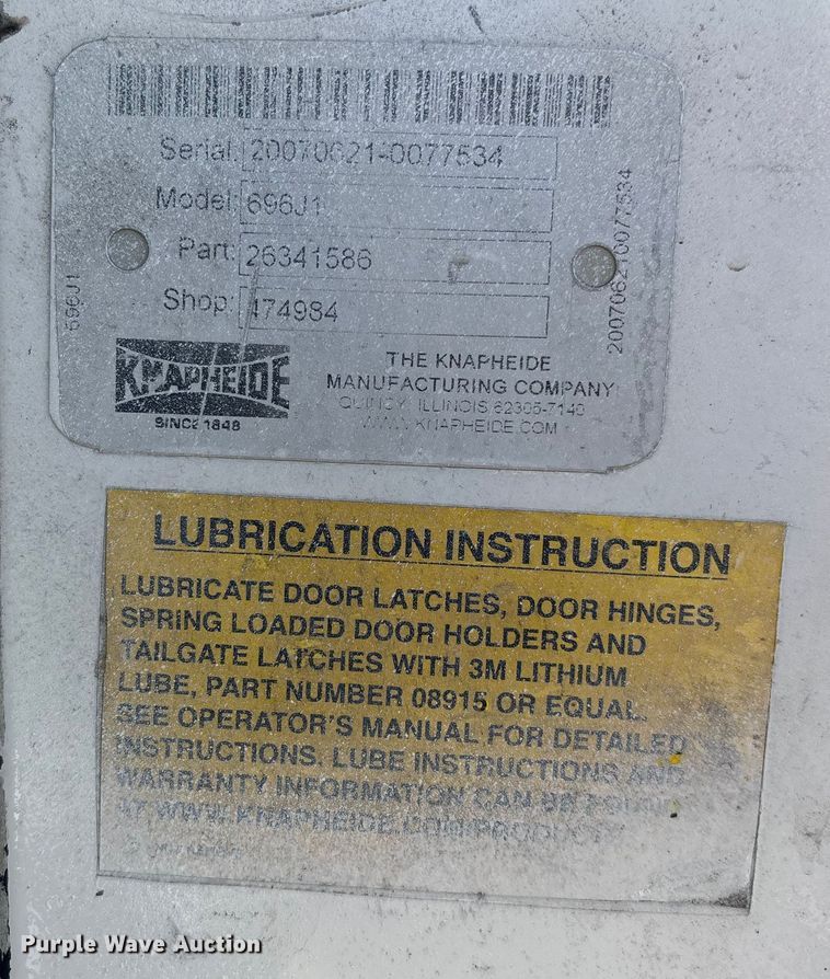 image for item FB5478 2012 Ford F250 Super Duty utility bed pickup truck