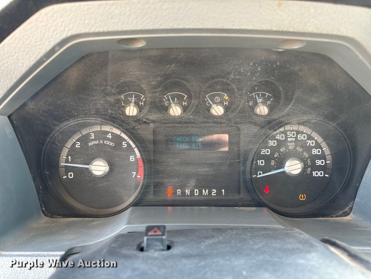 image for item FB5478 2012 Ford F250 Super Duty utility bed pickup truck