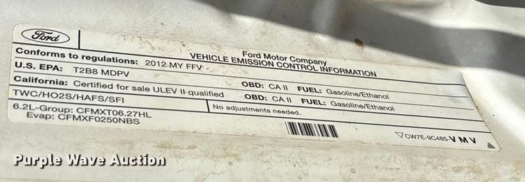 image for item FG0022 2012 Ford F350 Super Duty Crew Cab pickup truck