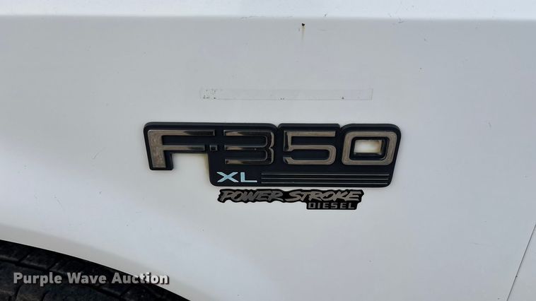 image for item FG0037 1995 Ford F350 utility bed pickup truck