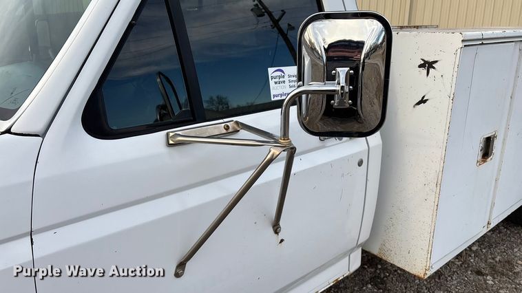 image for item FG0037 1995 Ford F350 utility bed pickup truck