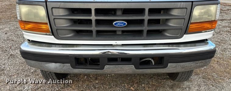 image for item FG0037 1995 Ford F350 utility bed pickup truck