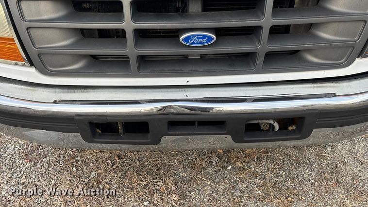 image for item FG0037 1995 Ford F350 utility bed pickup truck