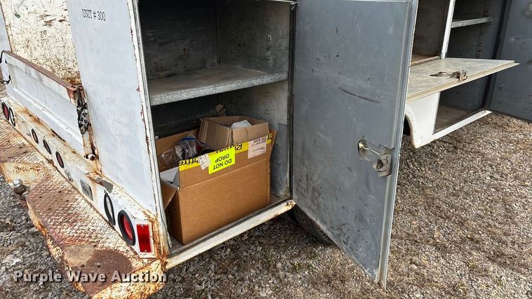 image for item FG0037 1995 Ford F350 utility bed pickup truck