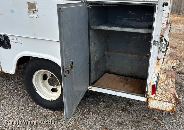 image for item FG0037 1995 Ford F350 utility bed pickup truck