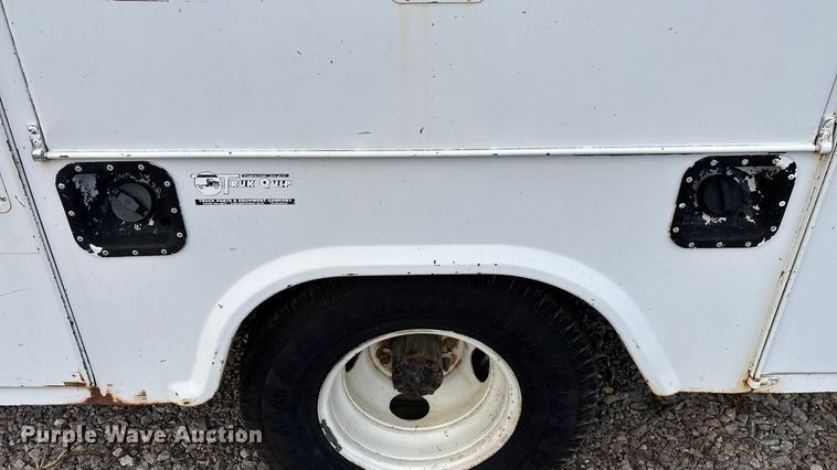 image for item FG0037 1995 Ford F350 utility bed pickup truck