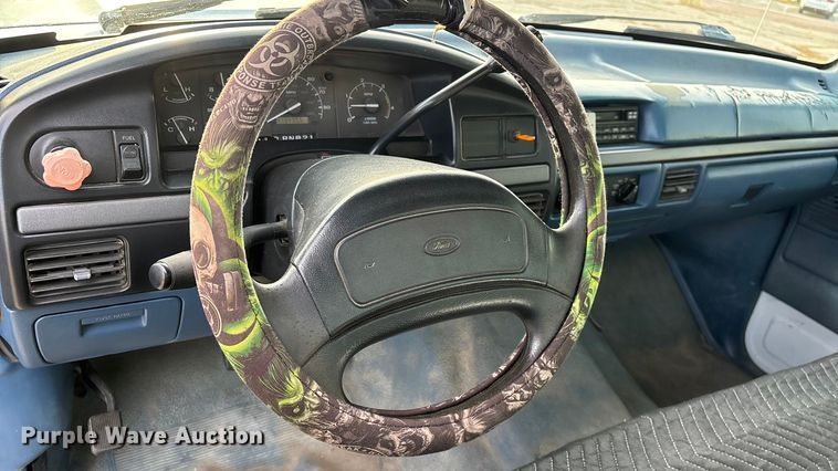 image for item FG0037 1995 Ford F350 utility bed pickup truck