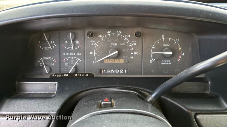 image for item FG0037 1995 Ford F350 utility bed pickup truck