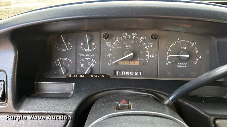 image for item FG0037 1995 Ford F350 utility bed pickup truck