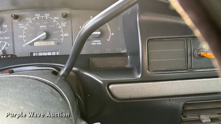 image for item FG0037 1995 Ford F350 utility bed pickup truck