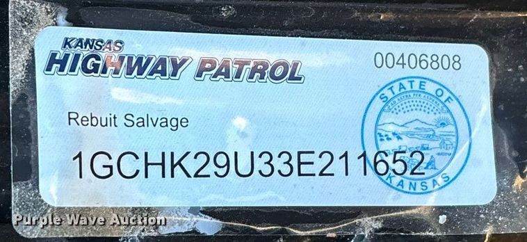 image for item FG0038 2003 Chevrolet Silverado 2500HD Ext. Cab pickup truck