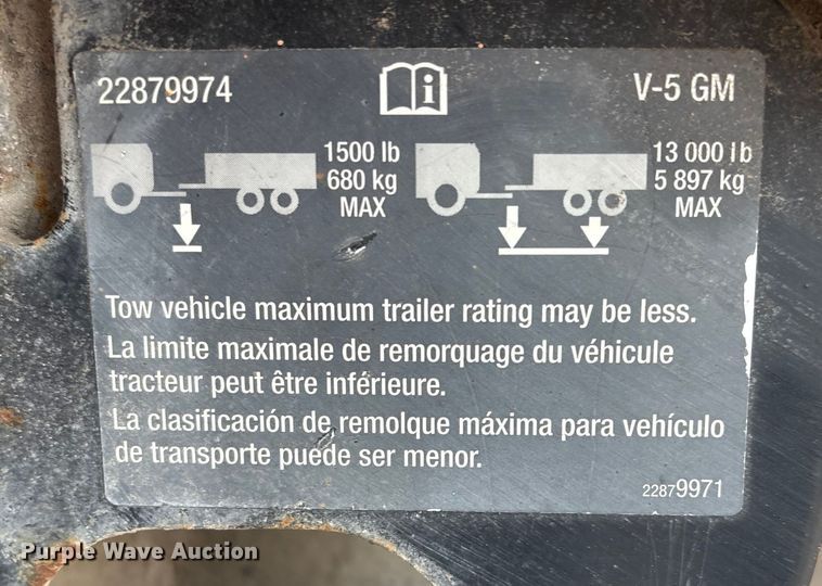 image for item FG2634 2013 Chevrolet Silverado 2500HD Crew Cab pickup truck