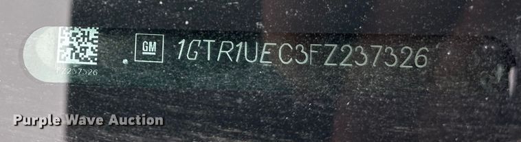 image for item FG2637 2015 GMC Sierra 1500 Ext. Cab pickup truck