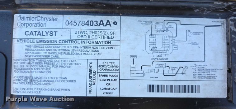 image for item FI0769 2004 Chrysler 300M 