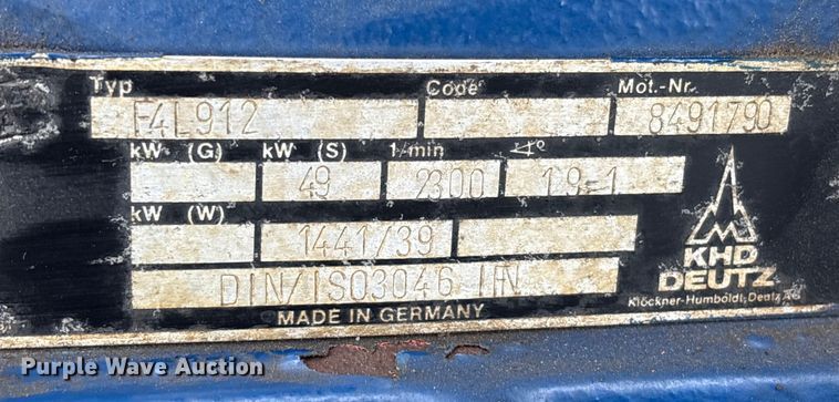 image for item FK1104 Gorman-Rupp PA6A60-F4L centrifugal pump