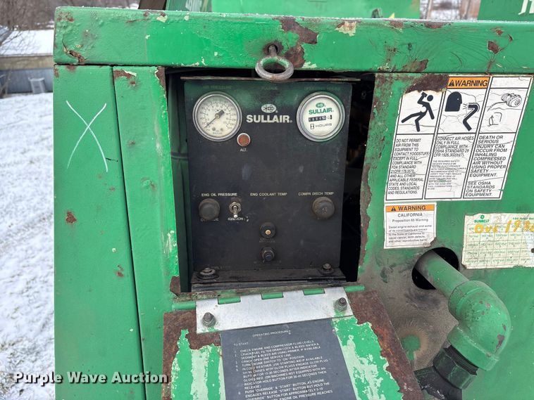 image for item FK1105 Sullair 185 DPQ JD air compressor