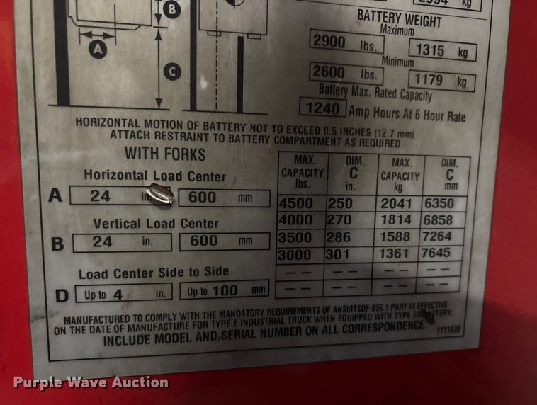 image for item FK1124 Raymond 750-R45TT reach truck