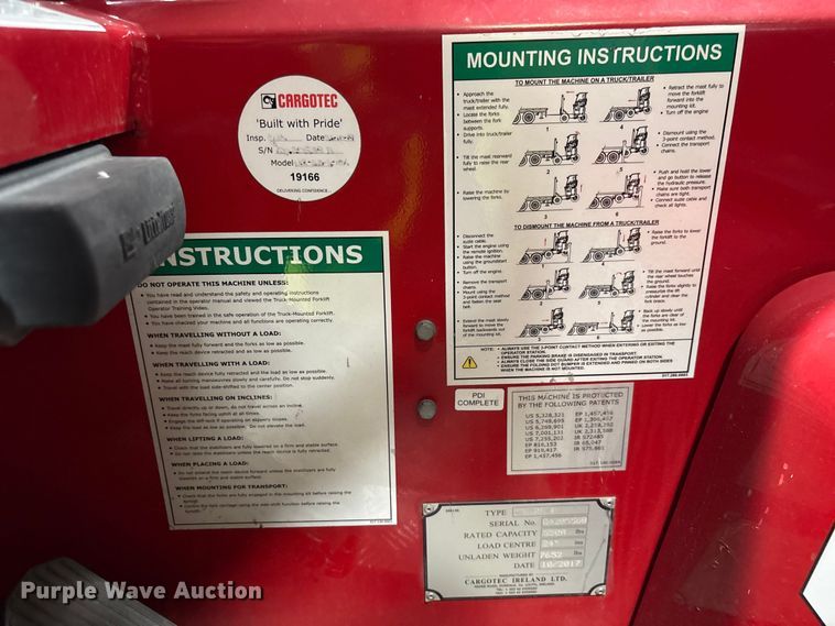 image for item FK1514 2017 Moffett M8 55.4 forklift
