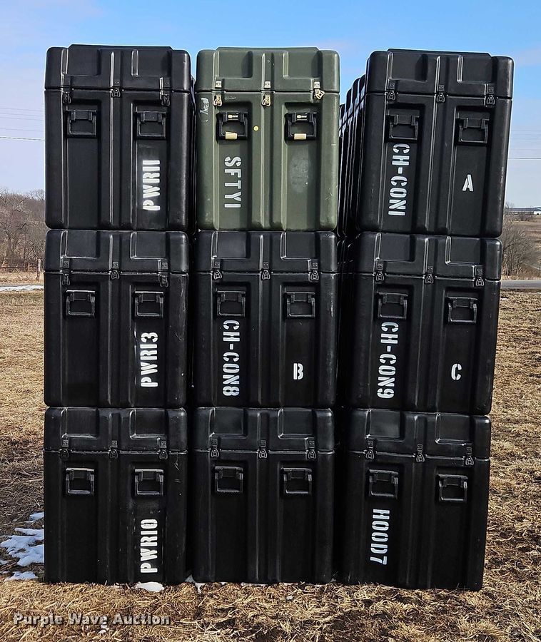 image for item FN5538 (9) Pelican Hardigg weather proof containers