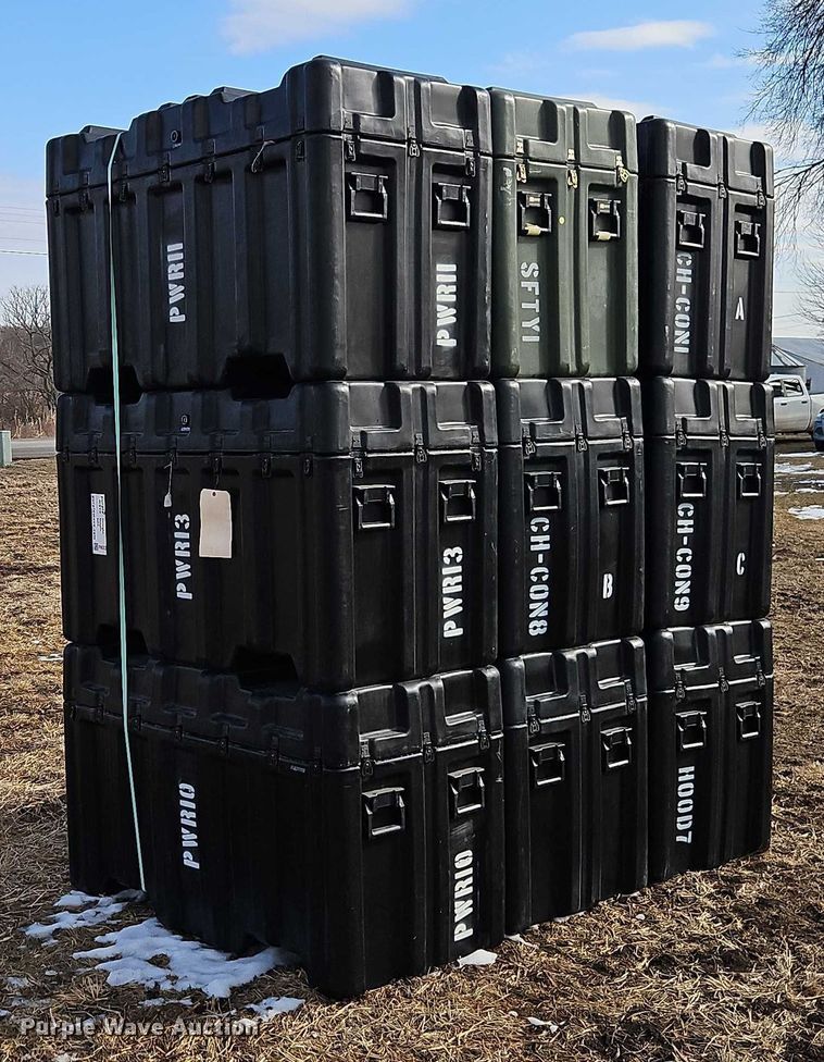 image for item FN5538 (9) Pelican Hardigg weather proof containers