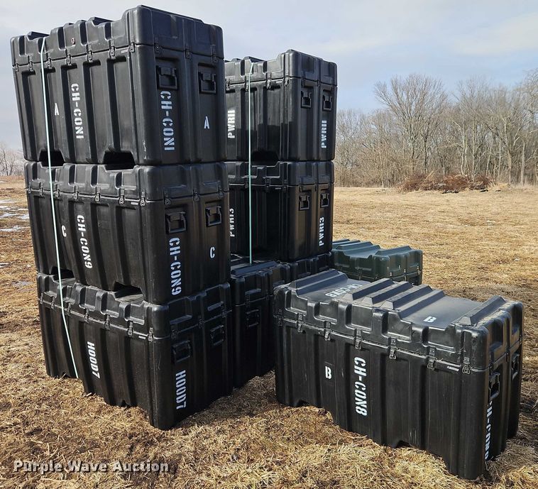 image for item FN5538 (9) Pelican Hardigg weather proof containers