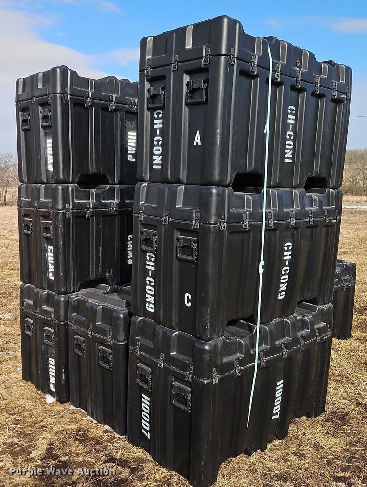 image for item FN5538 (9) Pelican Hardigg weather proof containers