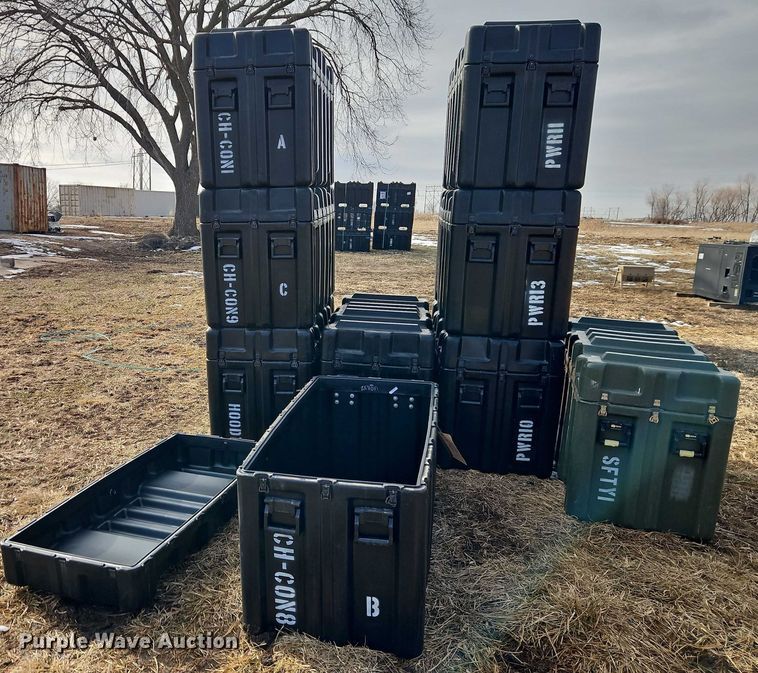 image for item FN5538 (9) Pelican Hardigg weather proof containers