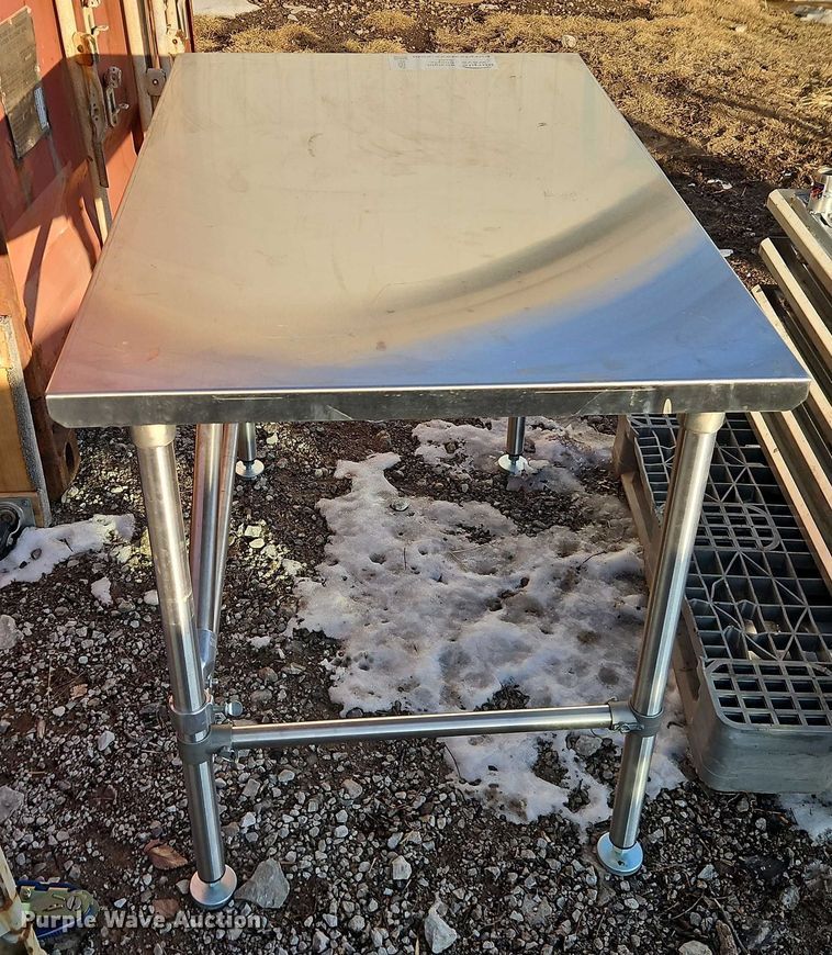 image for item FN5541 (6) John Boos ST6-3048SRK steel tables