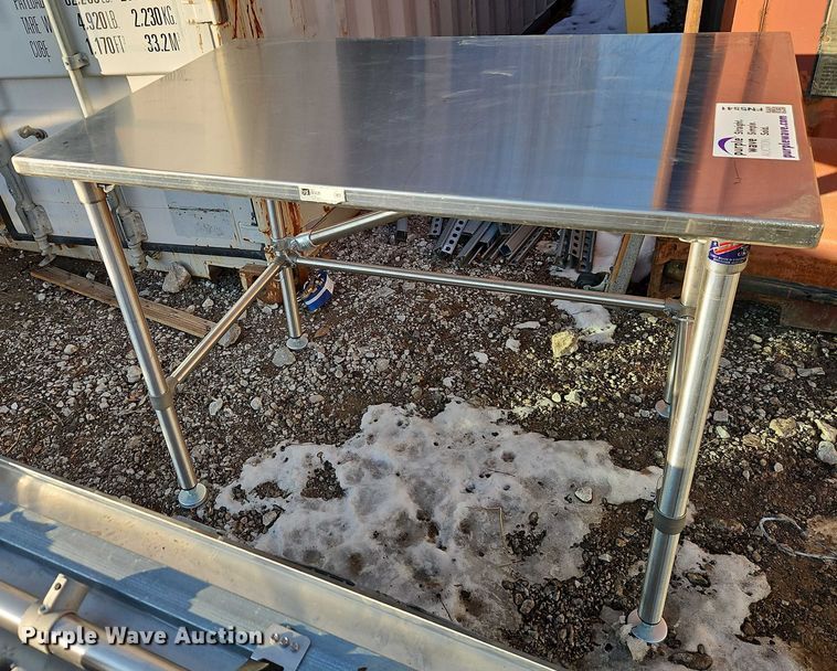 image for item FN5541 (6) John Boos ST6-3048SRK steel tables