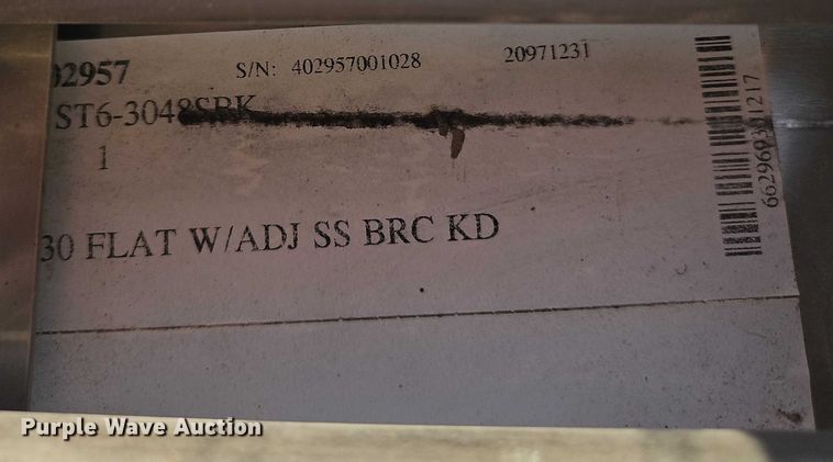 image for item FN5541 (6) John Boos ST6-3048SRK steel tables