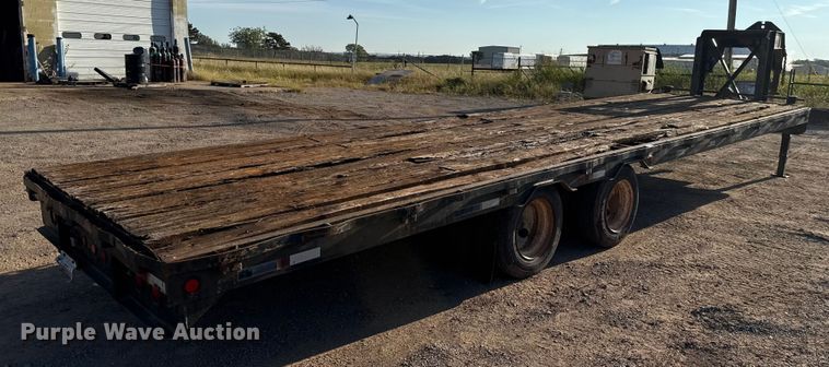 image for item GH9384 1994 Belshe DT-255 equipment trailer