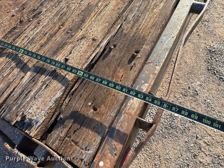 image for item GH9384 1994 Belshe DT-255 equipment trailer