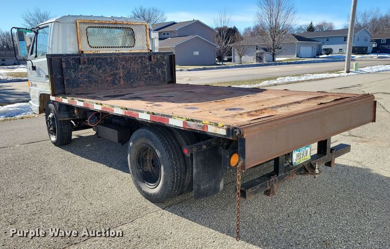 image for item NO9879 1986 Chevrolet 40 Tiltmaster dump flatbed truck