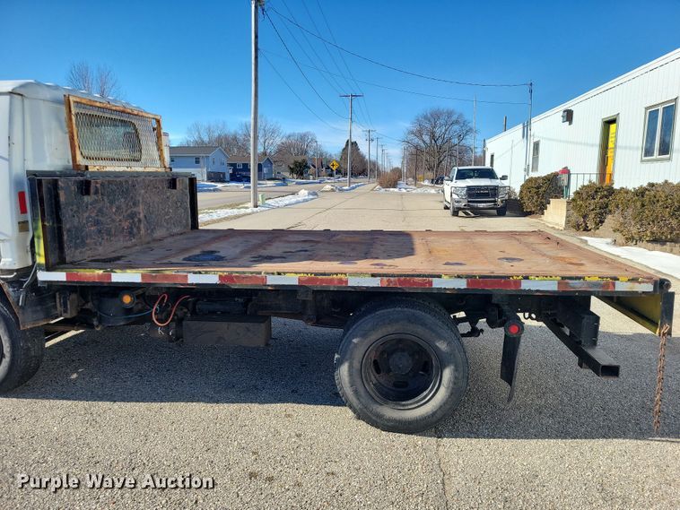 image for item NO9879 1986 Chevrolet 40 Tiltmaster dump flatbed truck